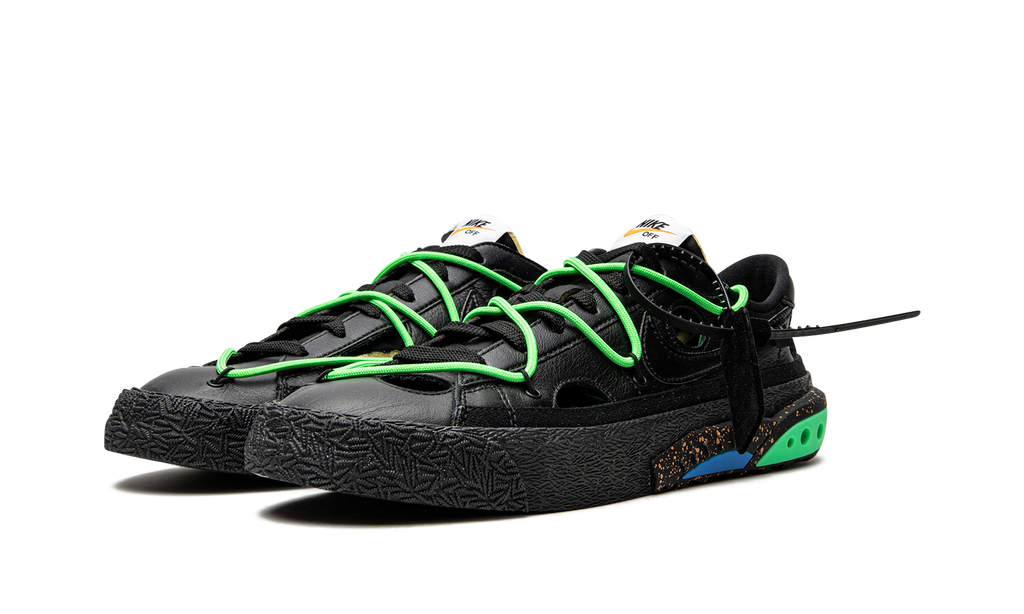 Blazer Low  Black Electro Green