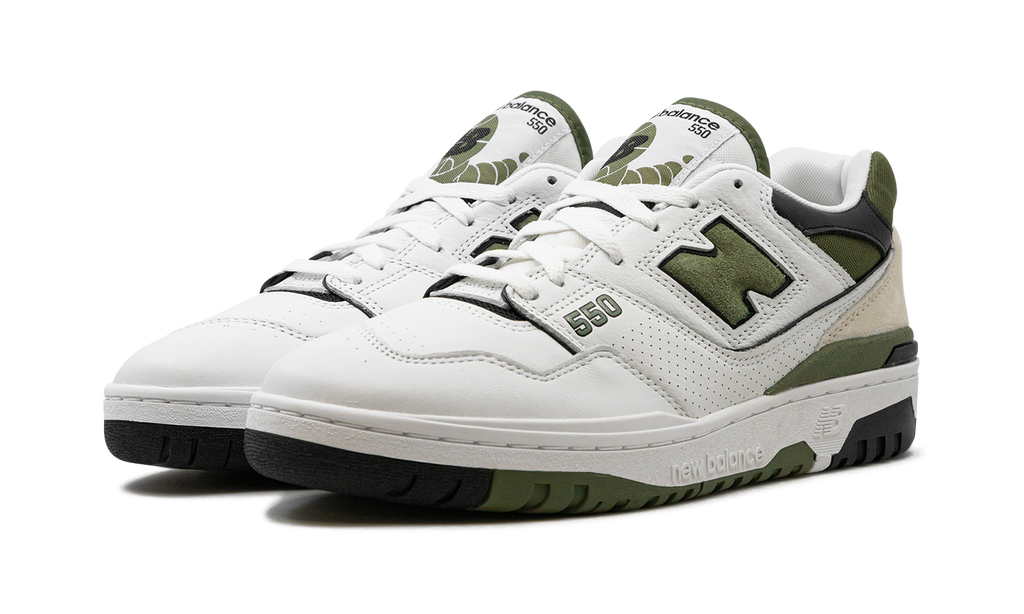 550  White / Dark Olivine