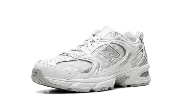 530 Sier Metallic Polka Dots